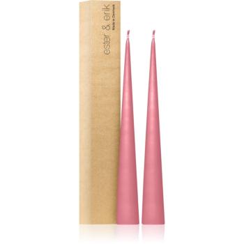 ester & erik cone candles old rose (no. 39) dekoratívna sviečka 2x37 cm