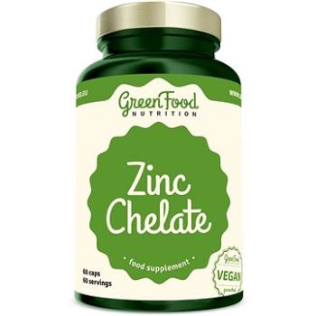 GreenFood Nutrition Zinok Chelát 60 kapsúl (8594193920426)