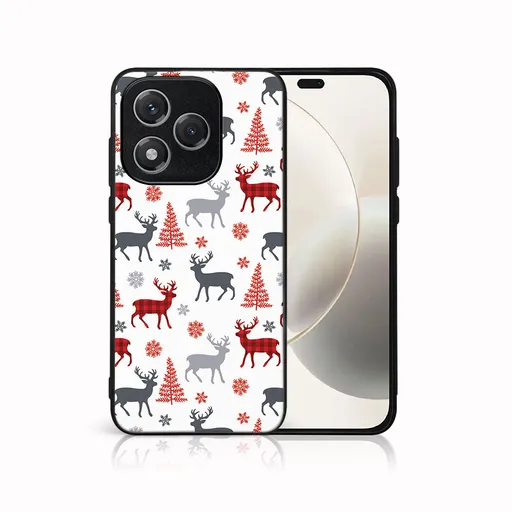 MY ART Kryt s vianočným dizajnom Honor 400 Lite 5G DEER (068)