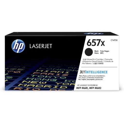 HP originál toner CF470X, black, 28000str., HP 657X, high capacity, HP LaserJet Enterprise MFP M681dh,MFP M681f,LaserJet, O, čierna