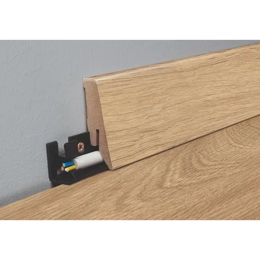 Lišta soklová Naturel hnedá, MDF, dĺžka 260 cm, L58C8465