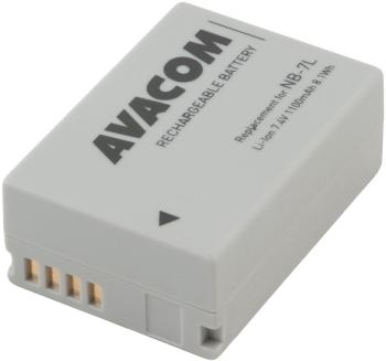 Fényképezőgép akkumulátor AVACOM a Canon NB-7L Li-ion 7.4V 1100mAh 8.1Wh helyett