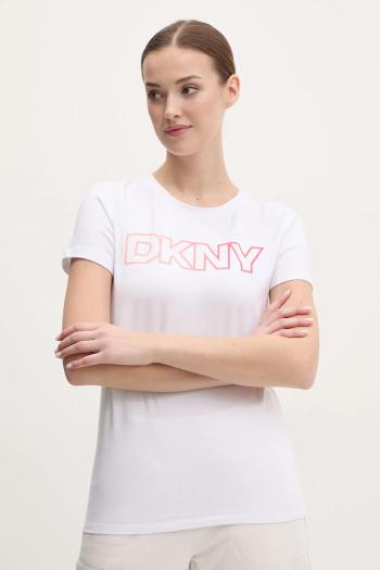 Tričko Dkny dámske, biela farba, DP5T1193