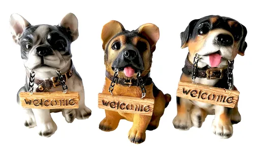 MAKRO - Soška pes 11cm rôzne druhy