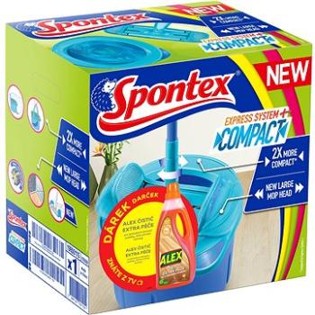 SPONTEX Express System Compact mop + Alex extra starostlivosť laminát 750 ml (3384128001154)