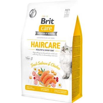 Brit Care Cat Grain-Free Haircare Healthy & Shiny Coat, 0,4 kg (8595602540891)