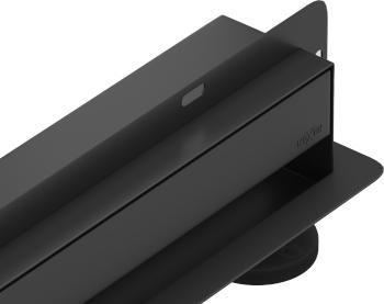 MEXEN - Flat Wall odtokový žľab 2v1 stena 90 cm čierna 1730090