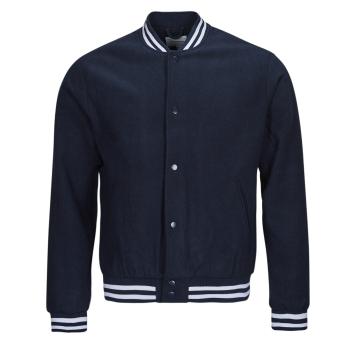 Jack & Jones  JJZAC WOOL BOMBER  Bundy Námornícka modrá