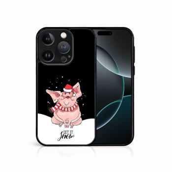 MY ART Kryt s vianočným dizajnom Apple iPhone 16 Pro LET IT SNOW (075)