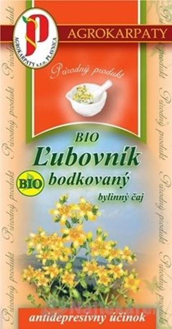 Agrokarpaty Bio Ľubovník bodkovaný bylinný čaj čistý prírodný produkt 20 x 2 g