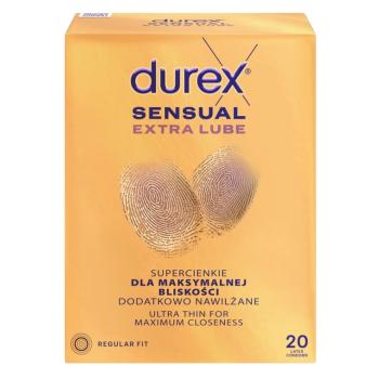 DUREX Sensual extra lube 20 kusov