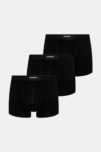 Boxerky Karl Lagerfeld 3-pak pánske, čierna farba, A1M47073