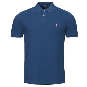 Polo Ralph Lauren  POLO AJUSTE DROIT EN COTON BASIC MESH  Polokošele s krátkym rukávom Modrá