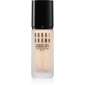 Bobbi Brown Weightless Skin Foundation SPF 15 Mini dlhotrvajúci zmatňujúci make-up s hydratačným účinkom odtieň Warm Ivory 13 ml