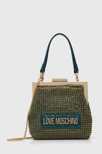 Kabelka Love Moschino zelená farba, JC4043PP1LLP100A