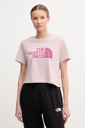Tričko The North Face Easy Relaxed dámske, ružová farba, NF0A8A6HA1O1