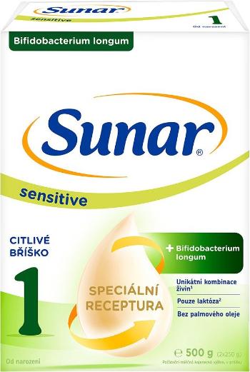 SUNAR Sensitive 1 počiatočné dojčenské mlieko 500 g