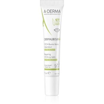 A-Derma Dermalibour+ vyživujúci balzam na pery s hydratačným účinkom 15 ml