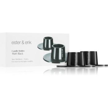 ester & erik accessories matt black svietnik 2 ks