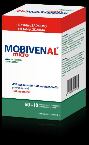 Mobivenal Micro na cievny systém 70 tbl