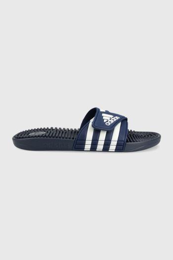 Šľapky adidas F35579 Adissage pánske, tmavomodrá farba, F35579