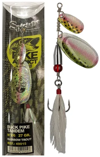 Pezon&michel rotačka buck pike tandem rainbow 27 g