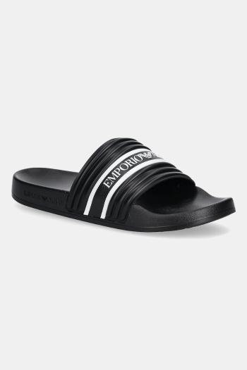 Šľapky Emporio Armani Underwear čierna farba, XVPS14 XR277 U532