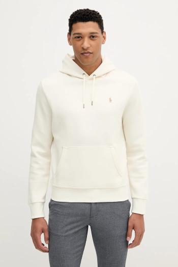Mikina Polo Ralph Lauren béžová farba, s kapucňou, jednofarebná, 710907092