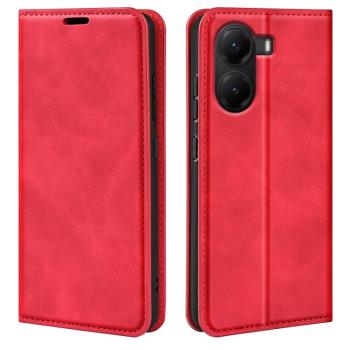 MAGNETIC Zaklápací kryt pre Xiaomi Poco X7 Pro červený