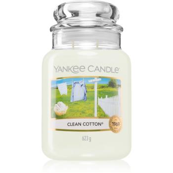 Yankee Candle Clean Cotton vonná sviečka 623 g