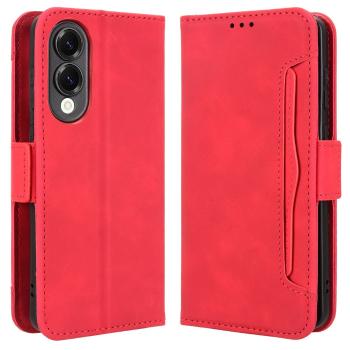 SLOT Peňaženkový obal pre Samsung Galaxy S25 Edge červený