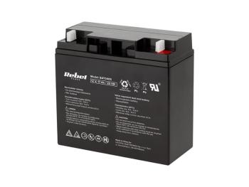 Baterie olověná 12V 17Ah REBEL BAT0405