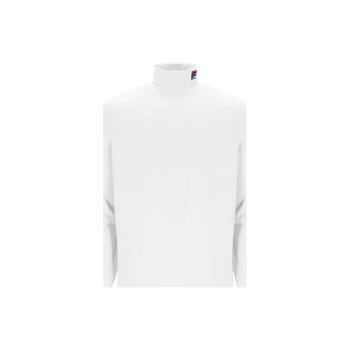 Fila  19th Classic Roll Neck Polo Sweater White  Mikiny Biela