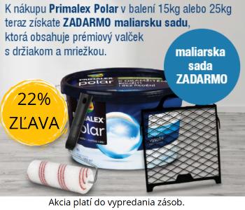 PRIMALEX POLAR - Snehobiela interiérová farba 25 kg snehobiela