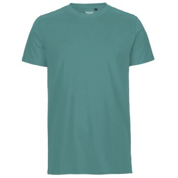 Neutral Pánske tričko Fit z organickej Fairtrade bavlny - Teal | XL