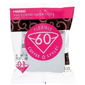 Hario papierové filtre pre V60-01 100 ks (HRVCF-01-100W )