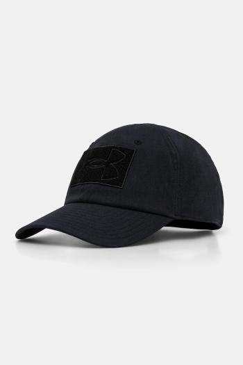 Šiltovka Under Armour čierna farba, s nášivkou, 1373111