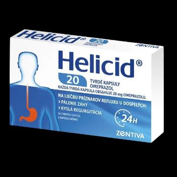 HELICID 20 mg 14 tvrdých kapsúl