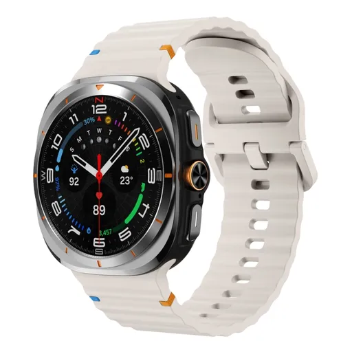 WAVY Silikónový remienok pre Samsung Galaxy Watch Ultra / Watch Ultra 2025 STARLIGHT