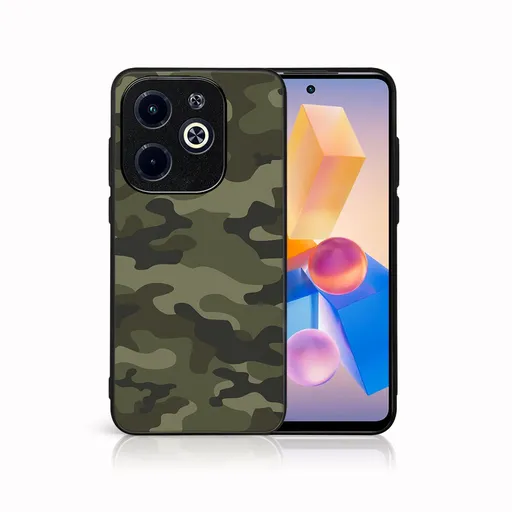 MY ART Ochranný kryt pre Infinix Hot 40i GREEN CAMO (235)
