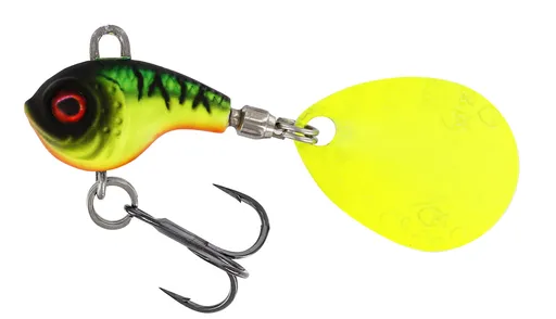 Westin nástraha dropbite tungsten spin tail jig firetiger - 2,2 cm 18 g
