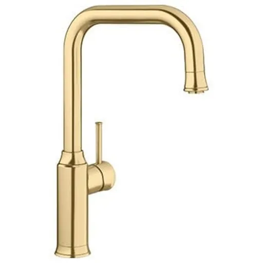 Blanco LIVIA-S drezová batéria s vyťahovacou sprškou saténovo zlatá 526687