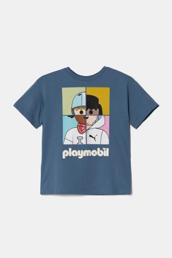 Detské bavlnené tričko Puma X PLAYMOBIL s potlačou, 627394