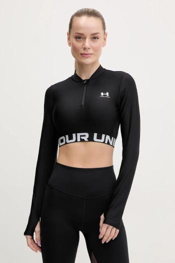 Tréningová mikina Under Armour HotGear čierna farba, s potlačou, 1388692