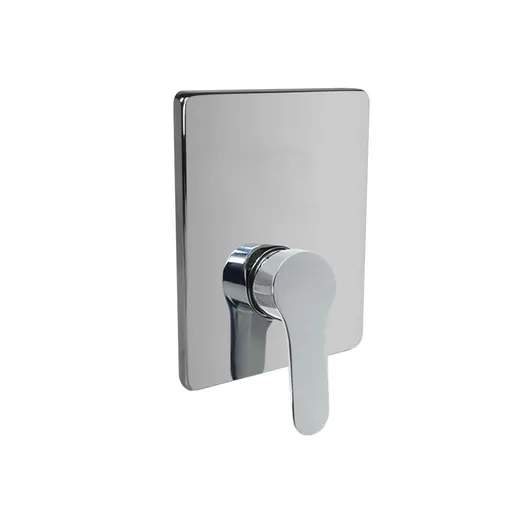 Mereo Sprchová podomietková batéria bez prepínača, Sonáta, Mbox, hranatý kryt, chróm CB60105ZC