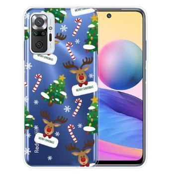 ART CHRISTMAS Silikónový kryt Xiaomi Redmi Note 10 Pro DEER