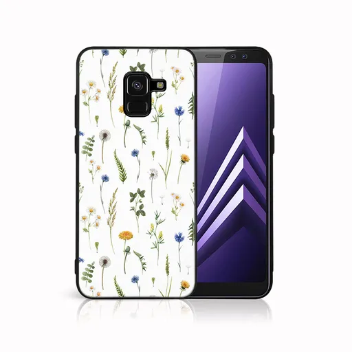 MY ART Ochranný kryt pre Samsung Galaxy A8 2018 (A530) WILDFLOWER (153)