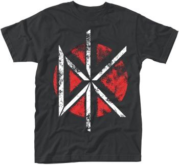 Dead Kennedys Tričko Distressed DK Logo Black 3XL