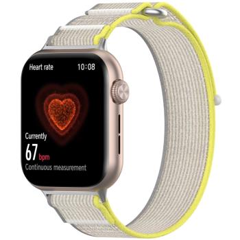 NYLON COLOR Vymeniteľný remienok pre Honor Watch 5 YELLOW GRAY