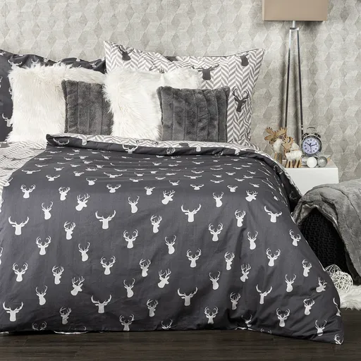 4Home Bavlnené obliečky Reindeer, 140 x 200 cm, 70 x 90 cm
